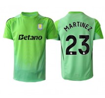 Aston Villa Emiliano Martinez #23 Bramkarskie Koszulka Wyjazdowa 2025-26 Krótki Rękaw